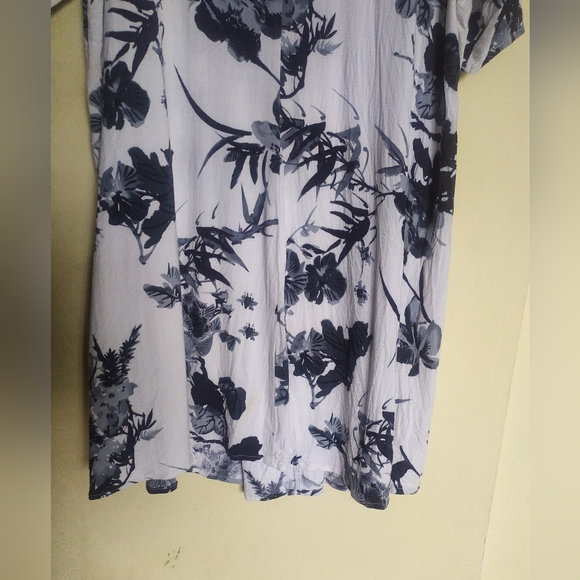 White printed dress / tunic - Picture 4 of 10